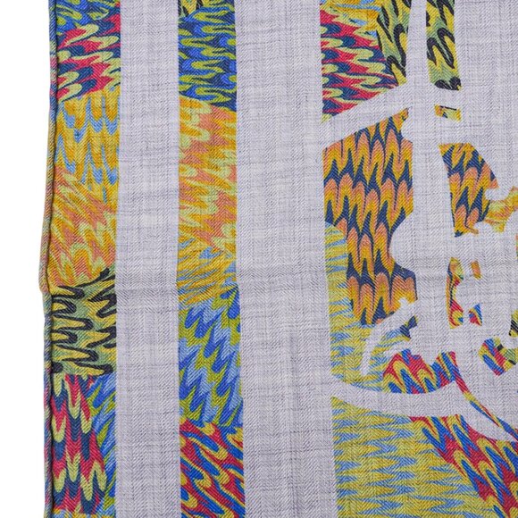 NWT Hermes Marble  EX libris Cashmere Silk Scarf 90cm - Picture 8 of 13